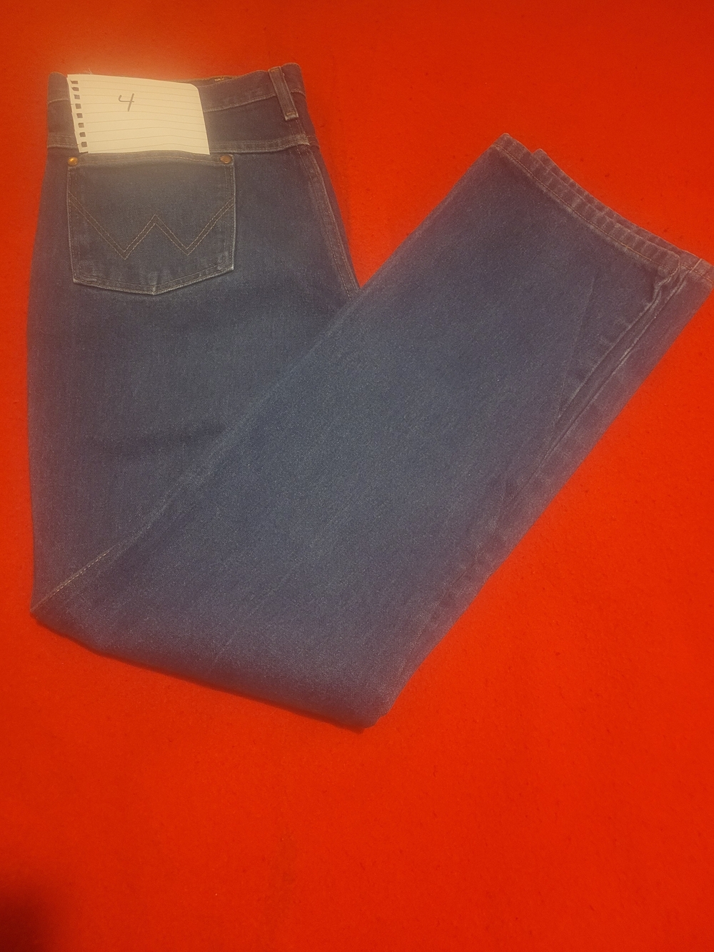 Wrangler Men's Dark Blue Straight Jeans 34x34